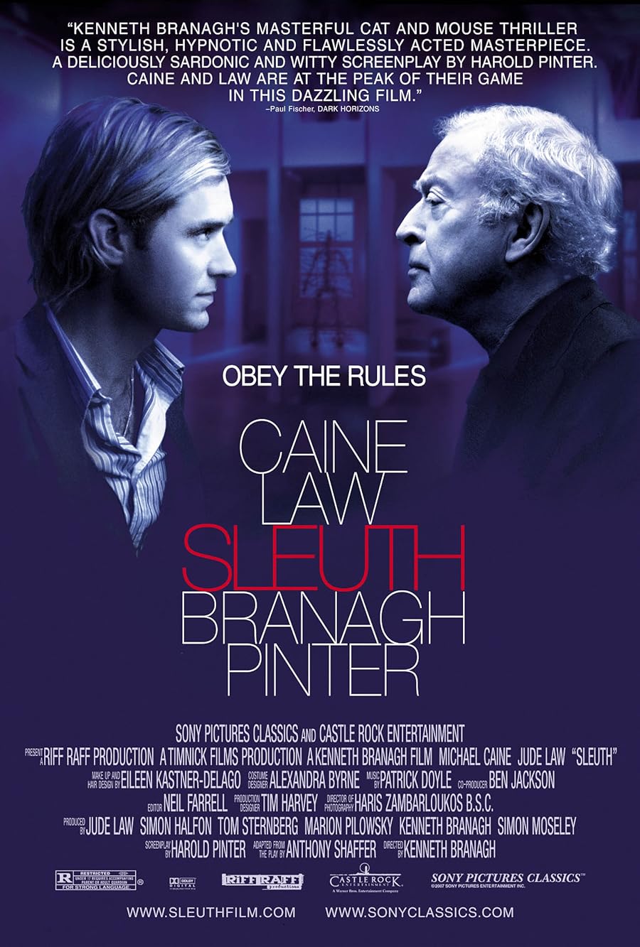 دانلود دوبله فارسی فیلم Sleuth 2007
