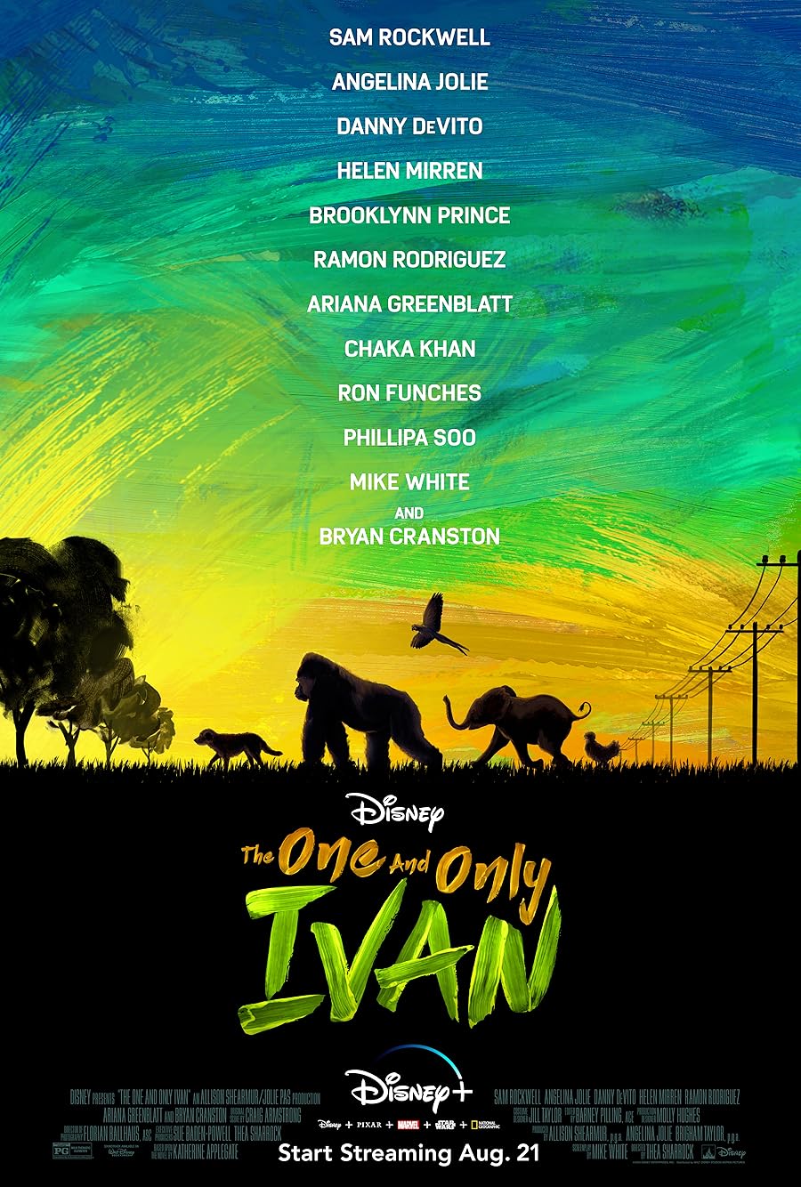 دانلود فیلم The One and Only Ivan 2020 با زیرنویس فارسی چسبیده